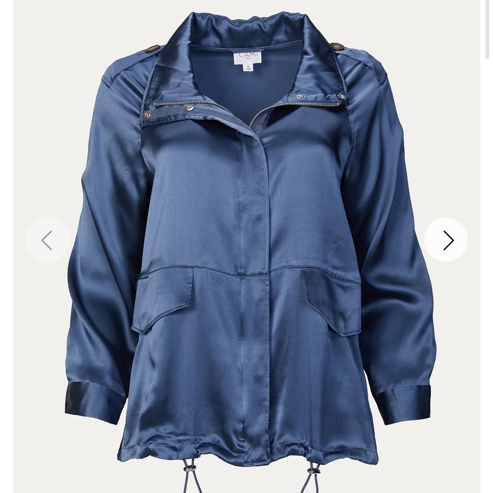 Cami NYC Quinn Silk Bomber XS